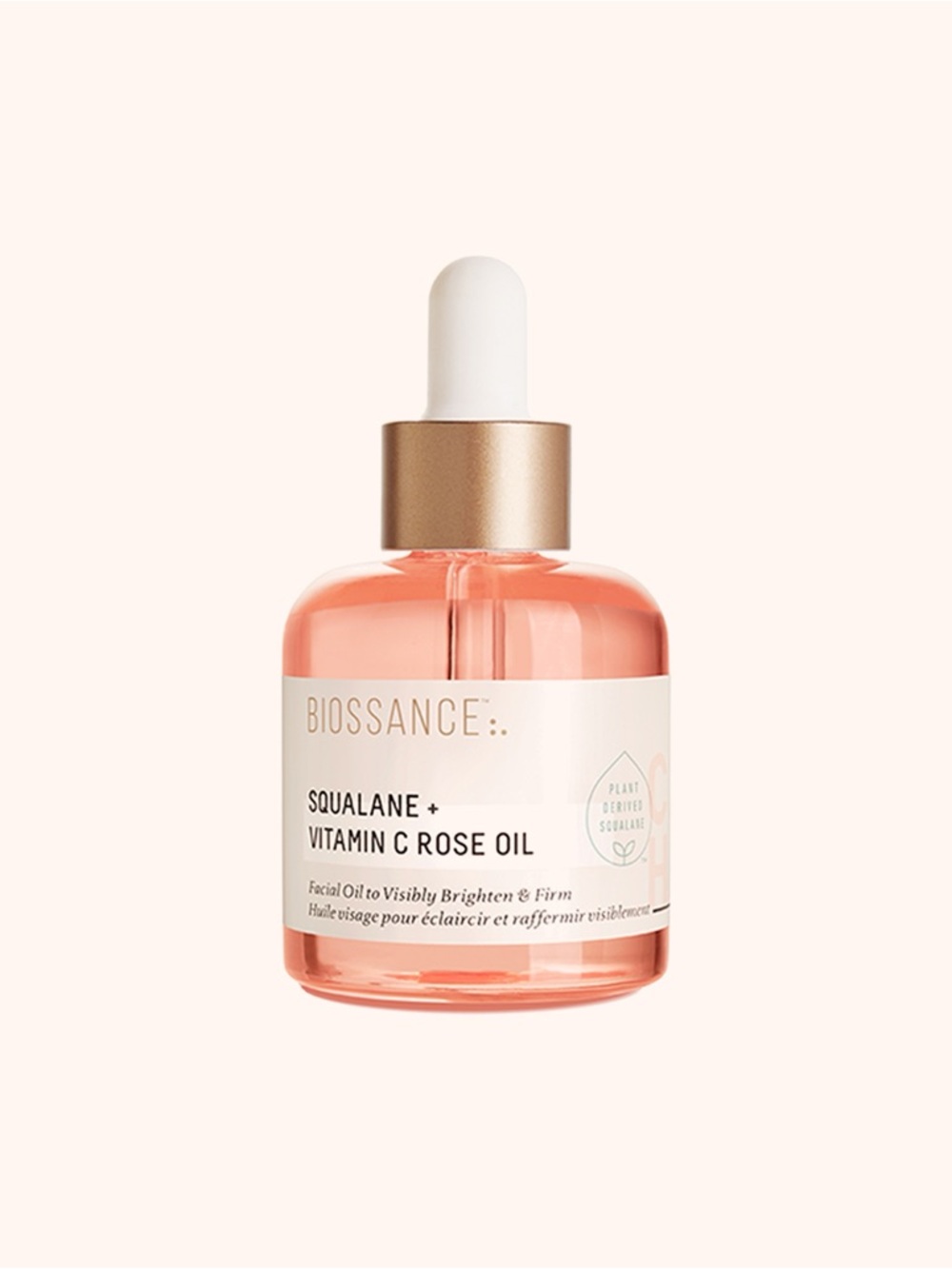 Biossance Pink Rose Squalane + Vitamin C Face Oil Brand new in box